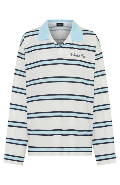 Verano Sixteen Carmen Long Sleeve Oversized Jersey White