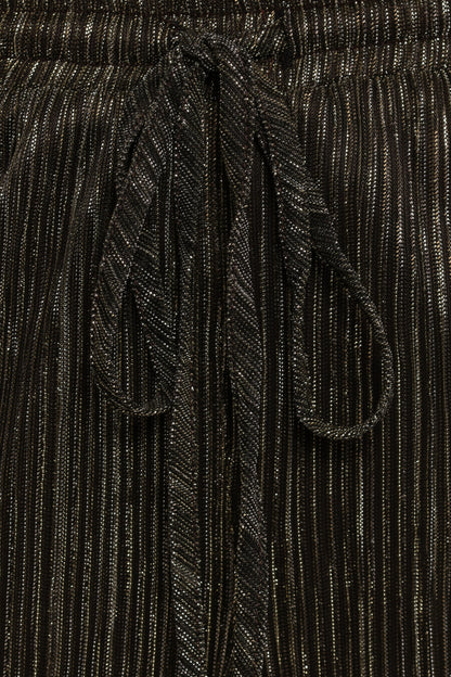 Nila Sheer Pant Black Gold