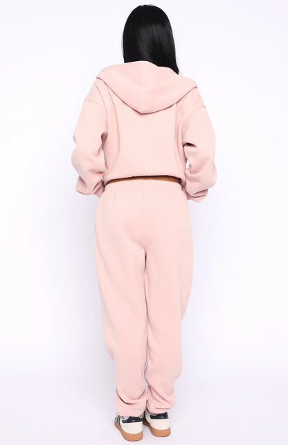 Cant Miss It Sweatpants Dusty Pink
