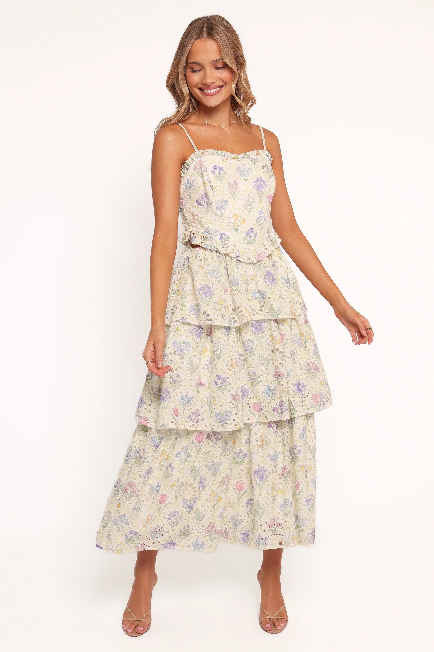 Iveta Midi Dress Multi Floral
