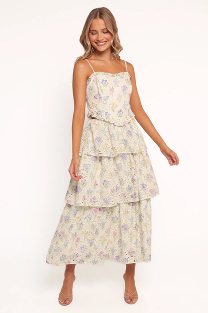 Iveta Midi Dress Multi Floral