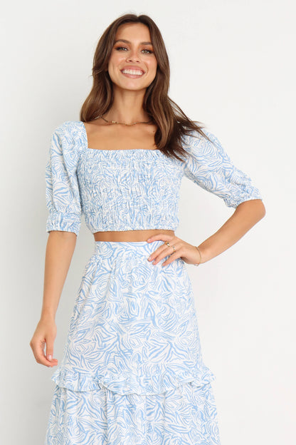 Zoe Top Blue