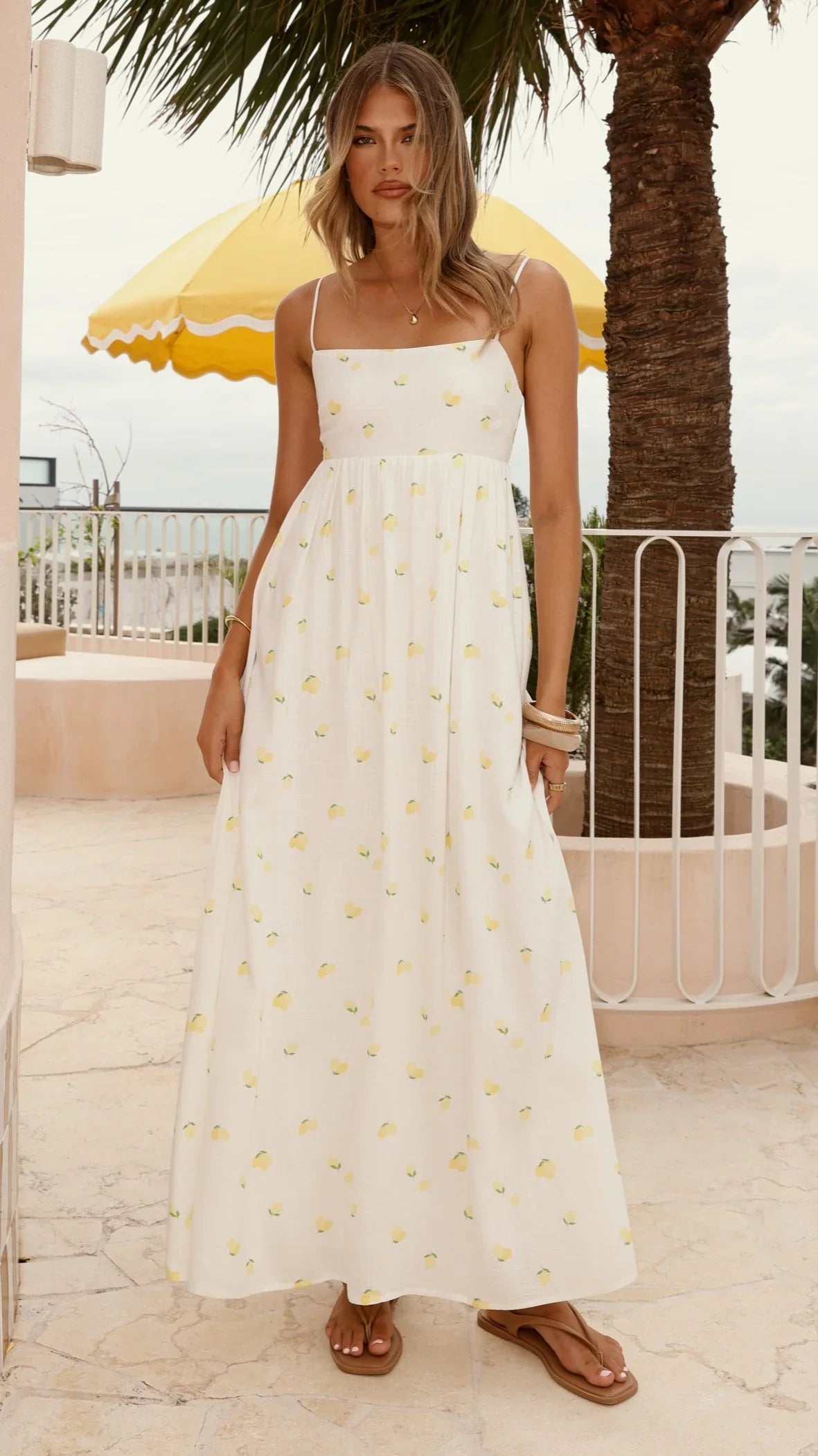 Bronnie Maxi Dress Limone