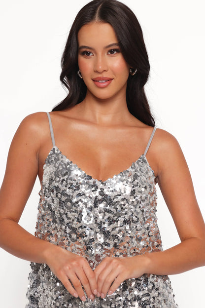 Lexa Mini Dress Silver