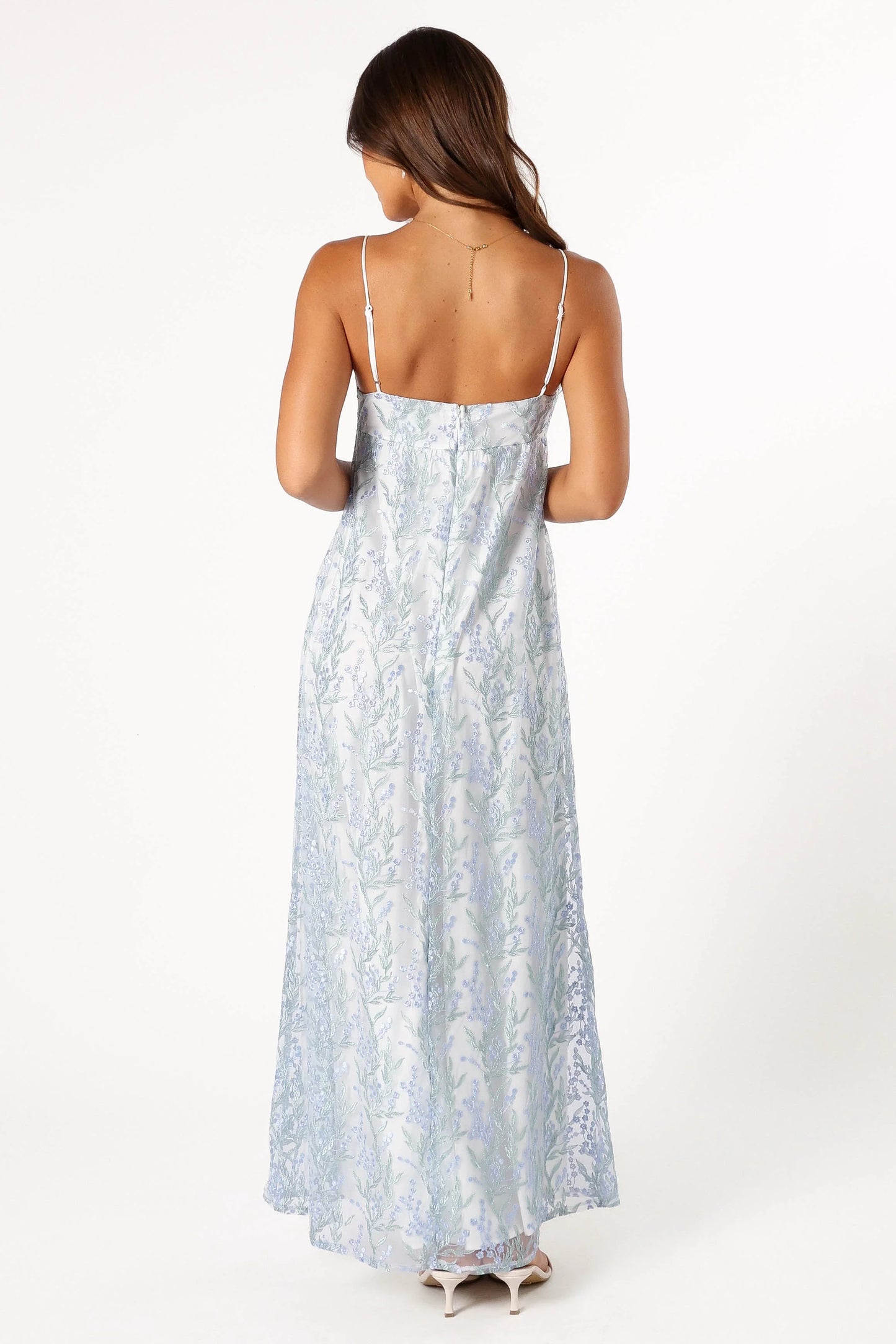 Nolan Maxi Dress Blue Floral