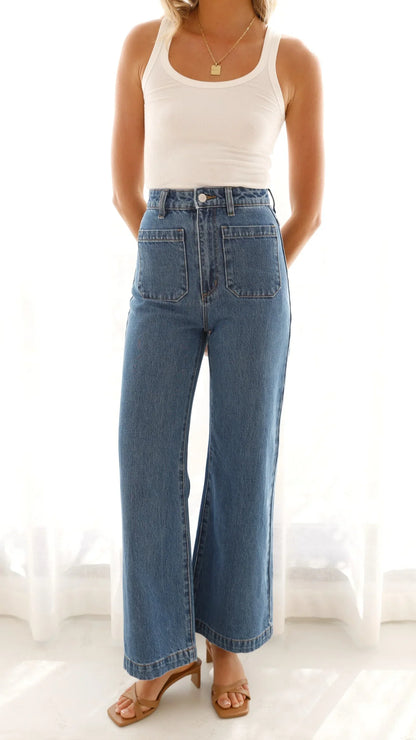 Rollas Sailor Jean Ashley Blue