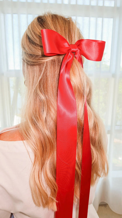 Lala Hair Bow Red