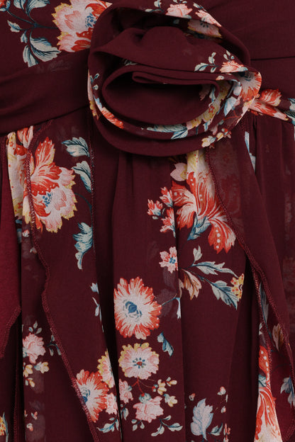 Tully Maxi Dress Berry Floral