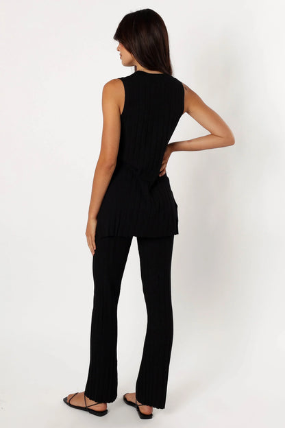 Silvie Knitted Set Black