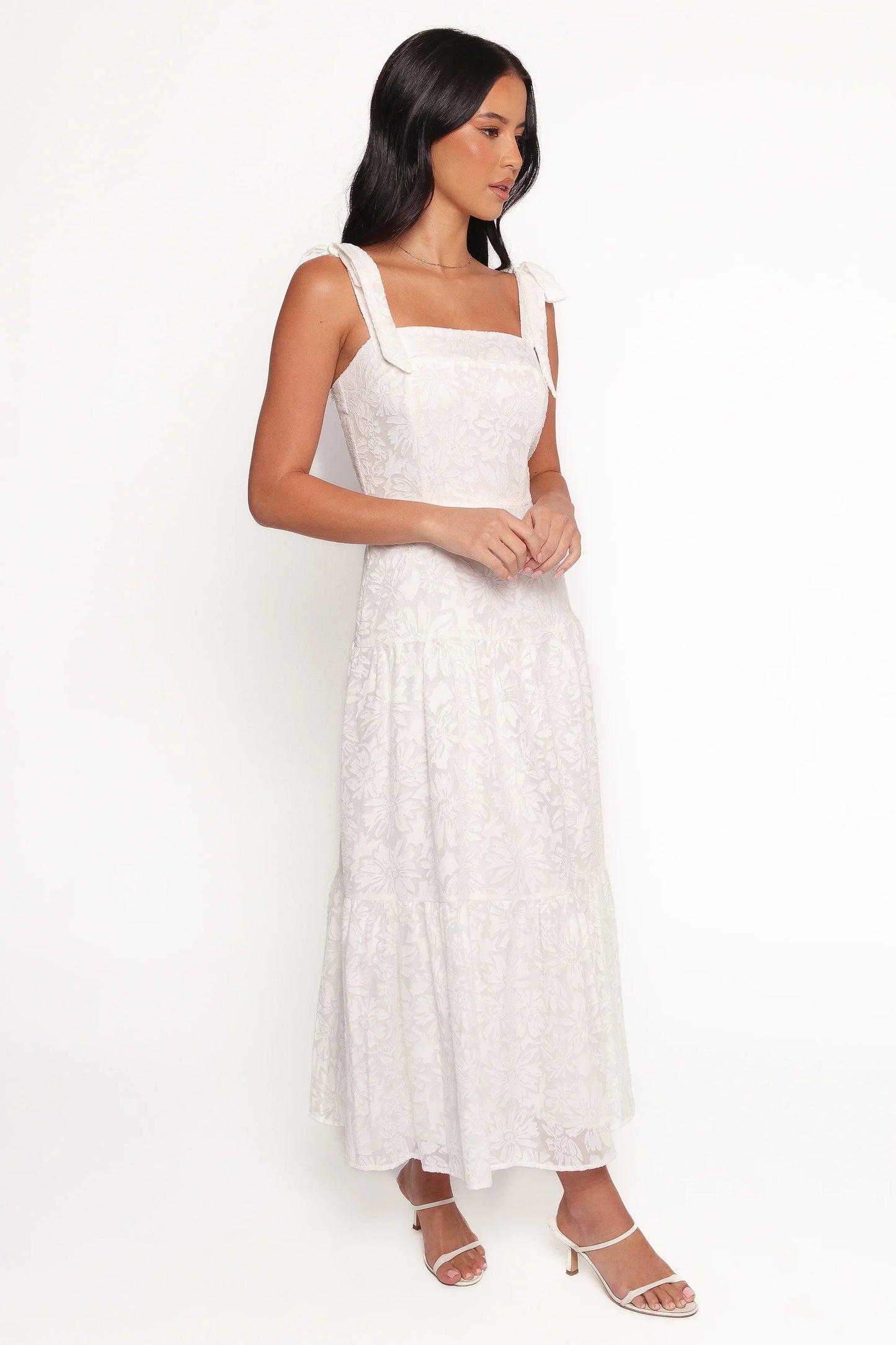 Lavinia Maxi Dress White Floral