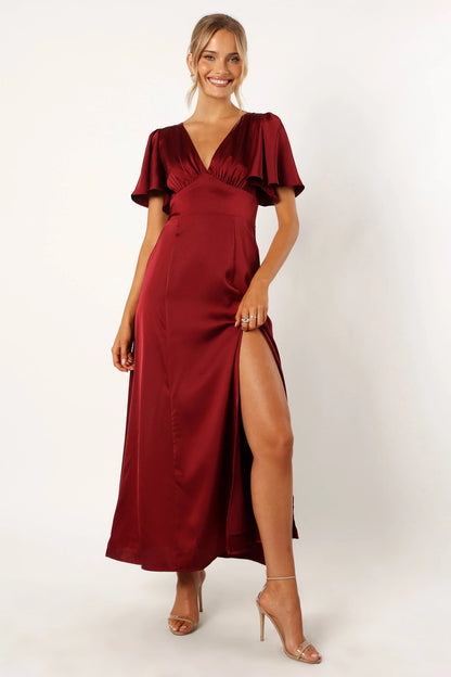 Casper Maxi Dress Wine