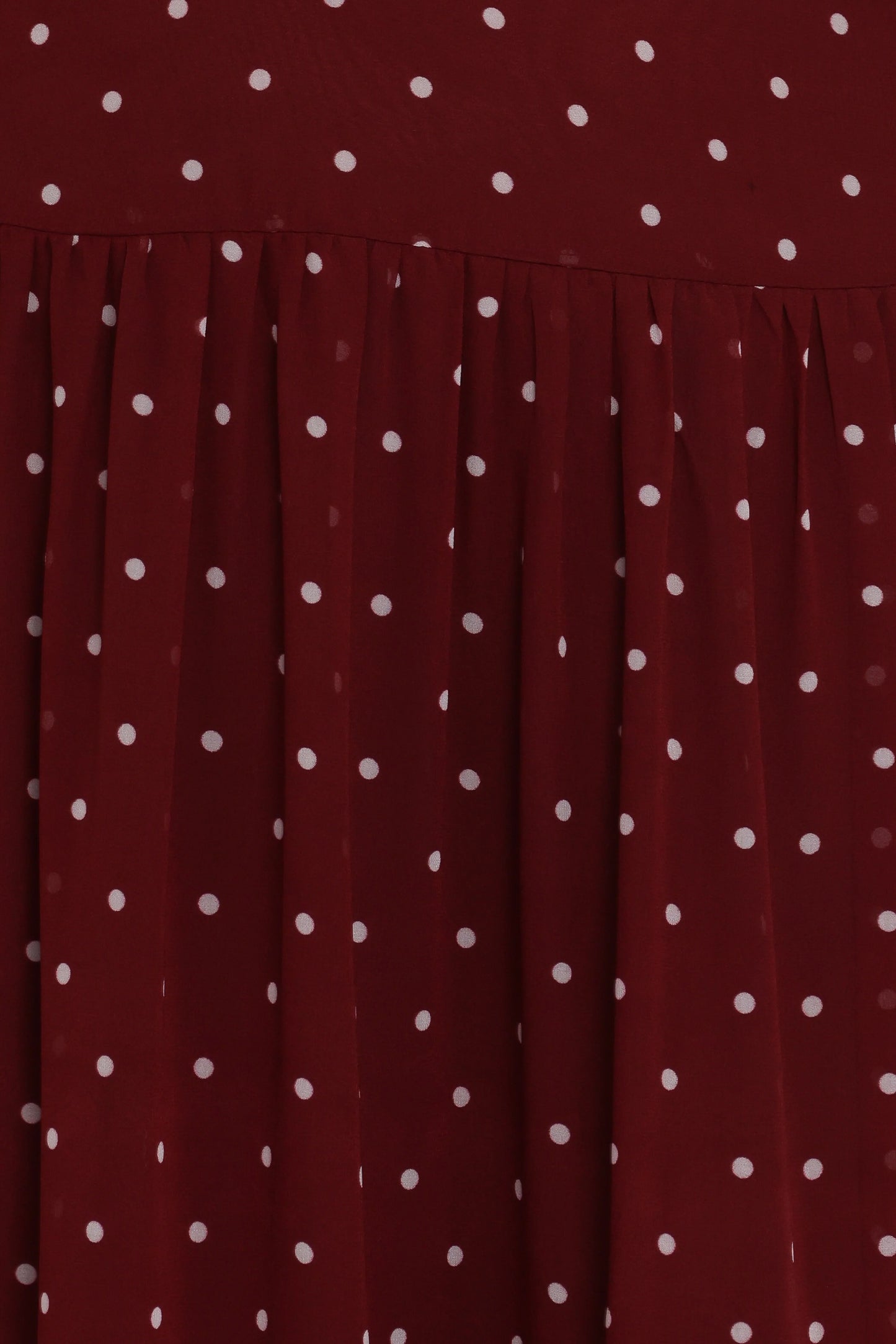 Leona Halterneck Maxi Dress Red Polka Dot