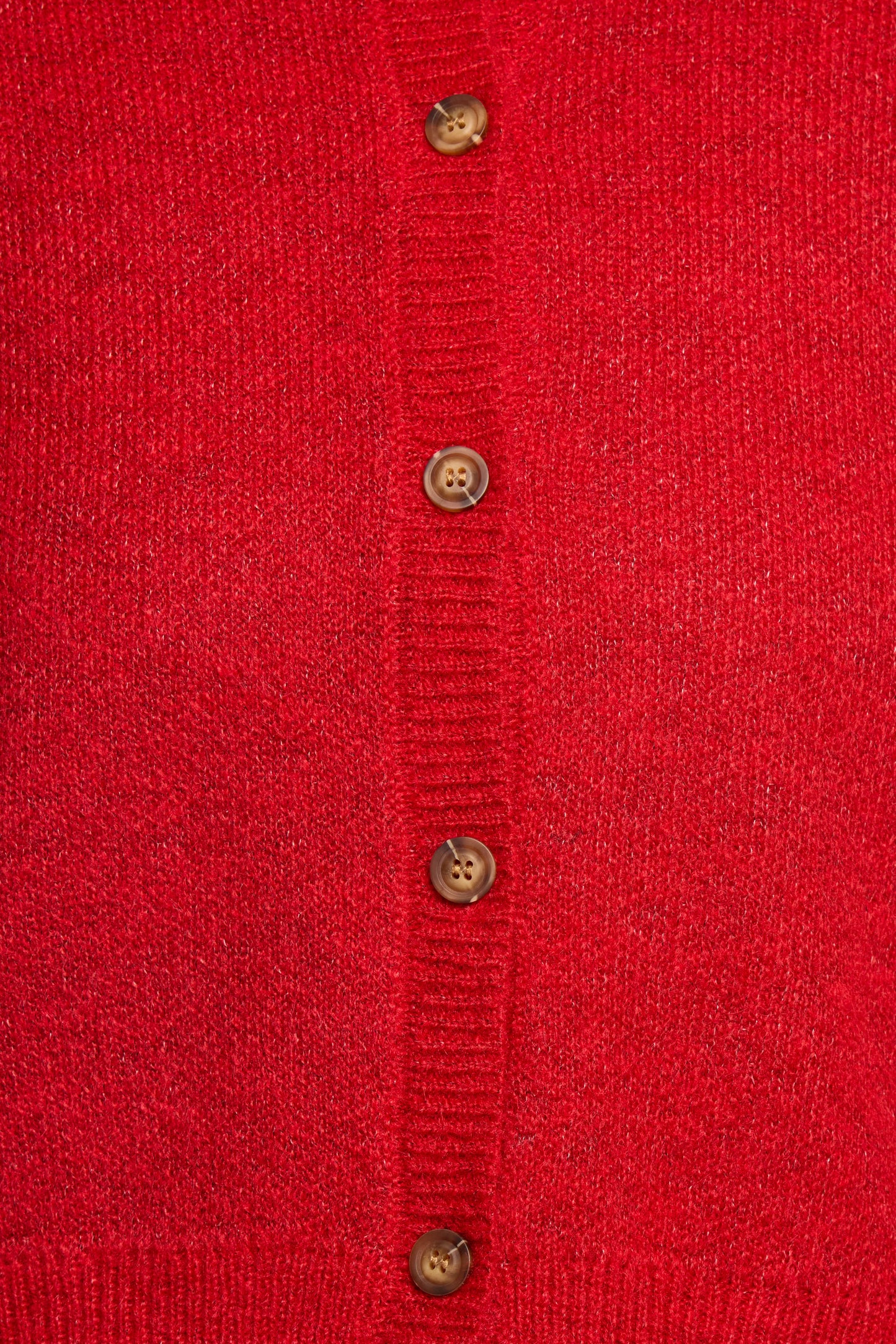 Naya Collar Cardigan Red