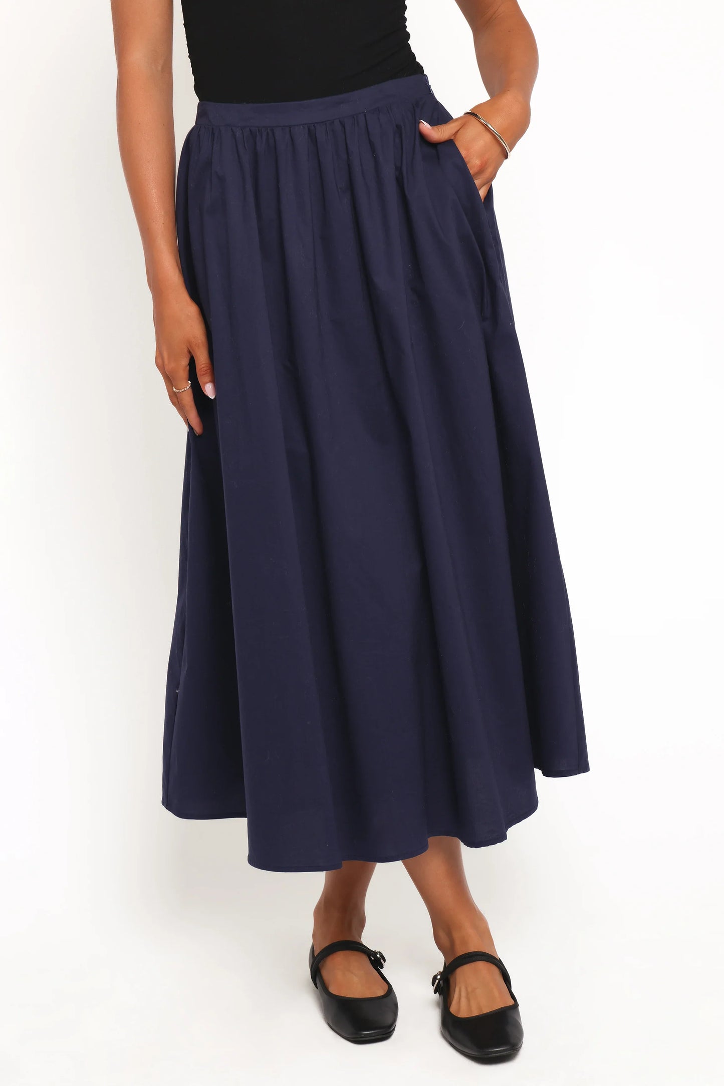 Oakley Midi Skirt Navy