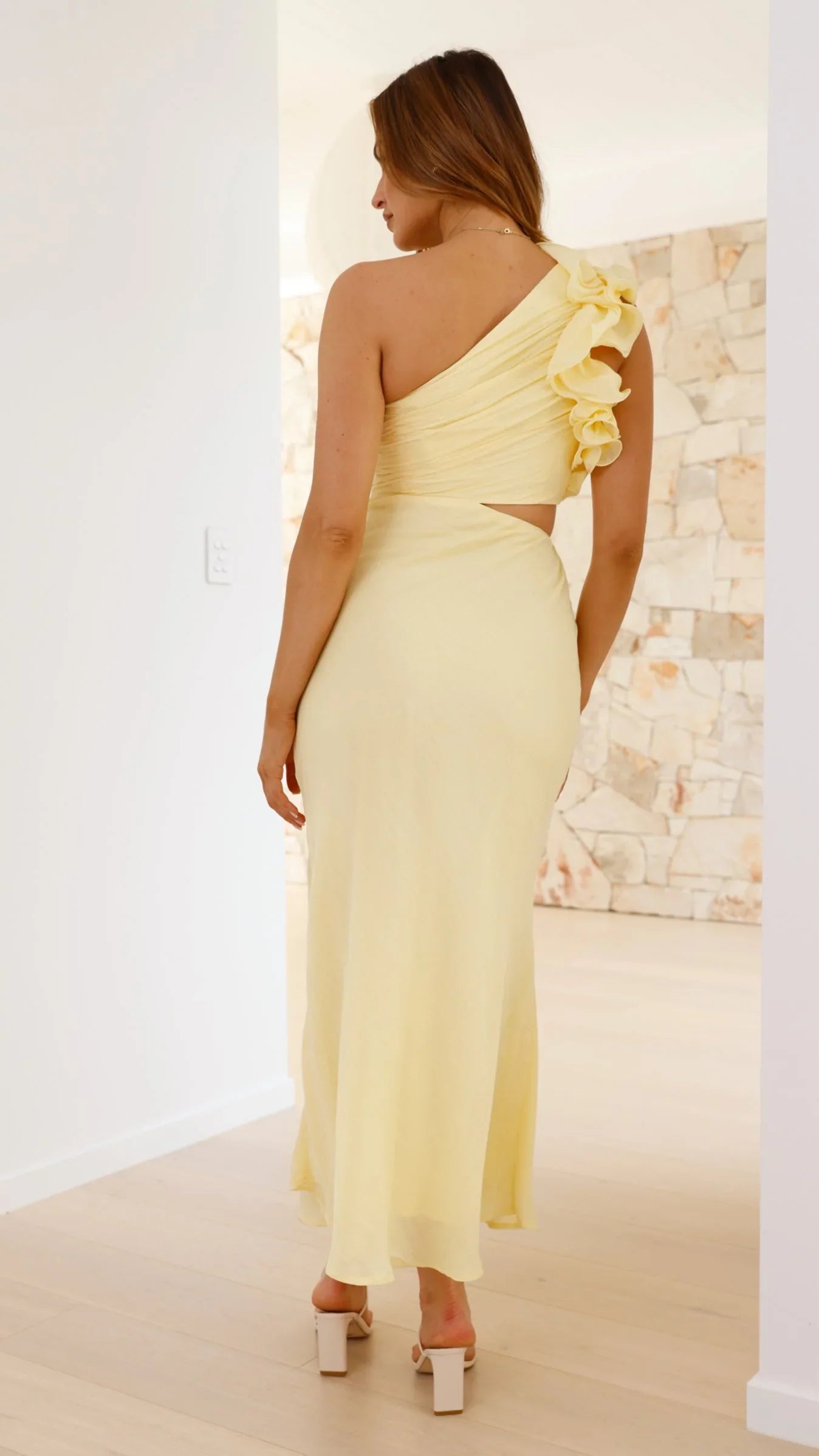 Amina Maxi Dress Yellow