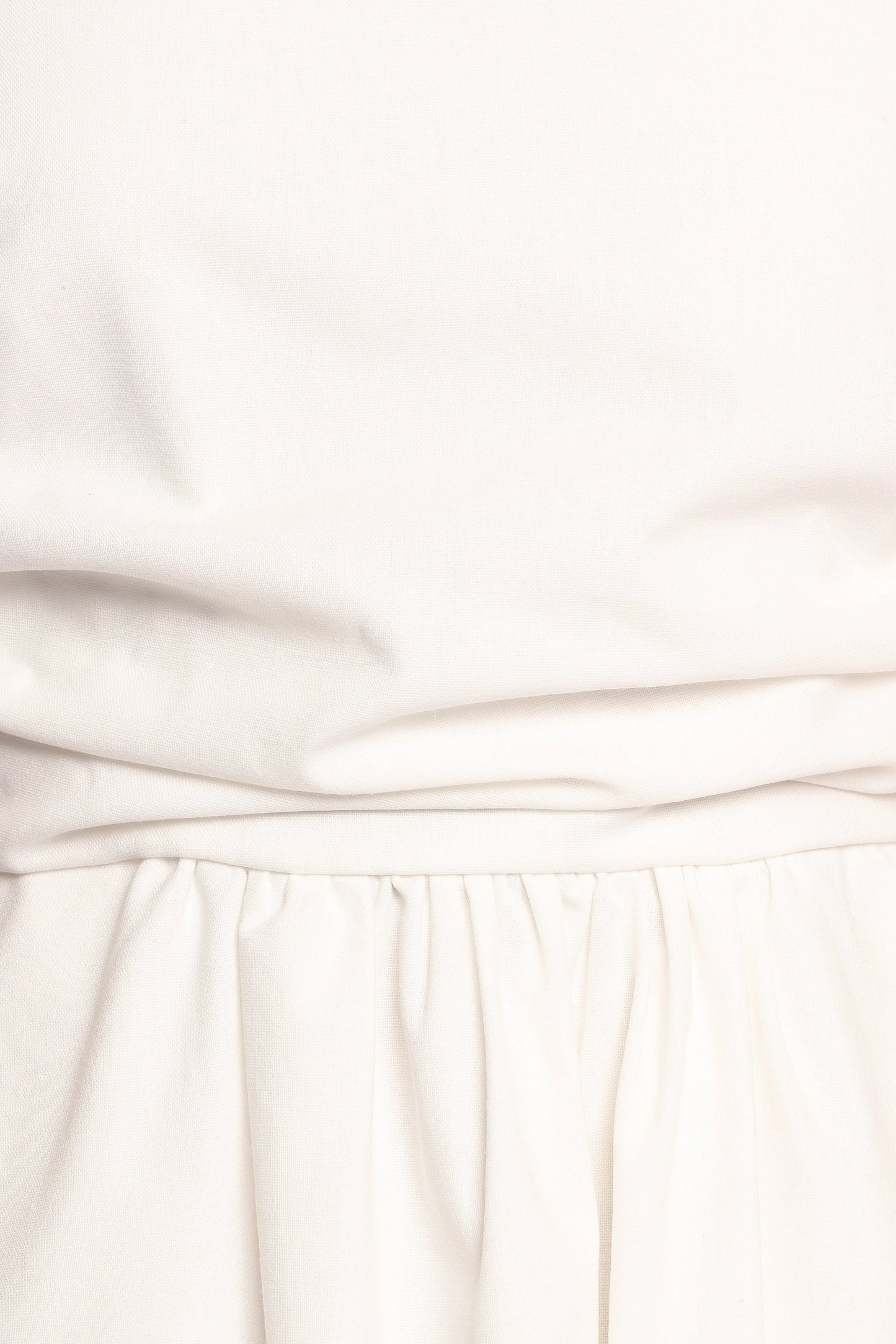 Clo Puff Sleeve Midi Dress White