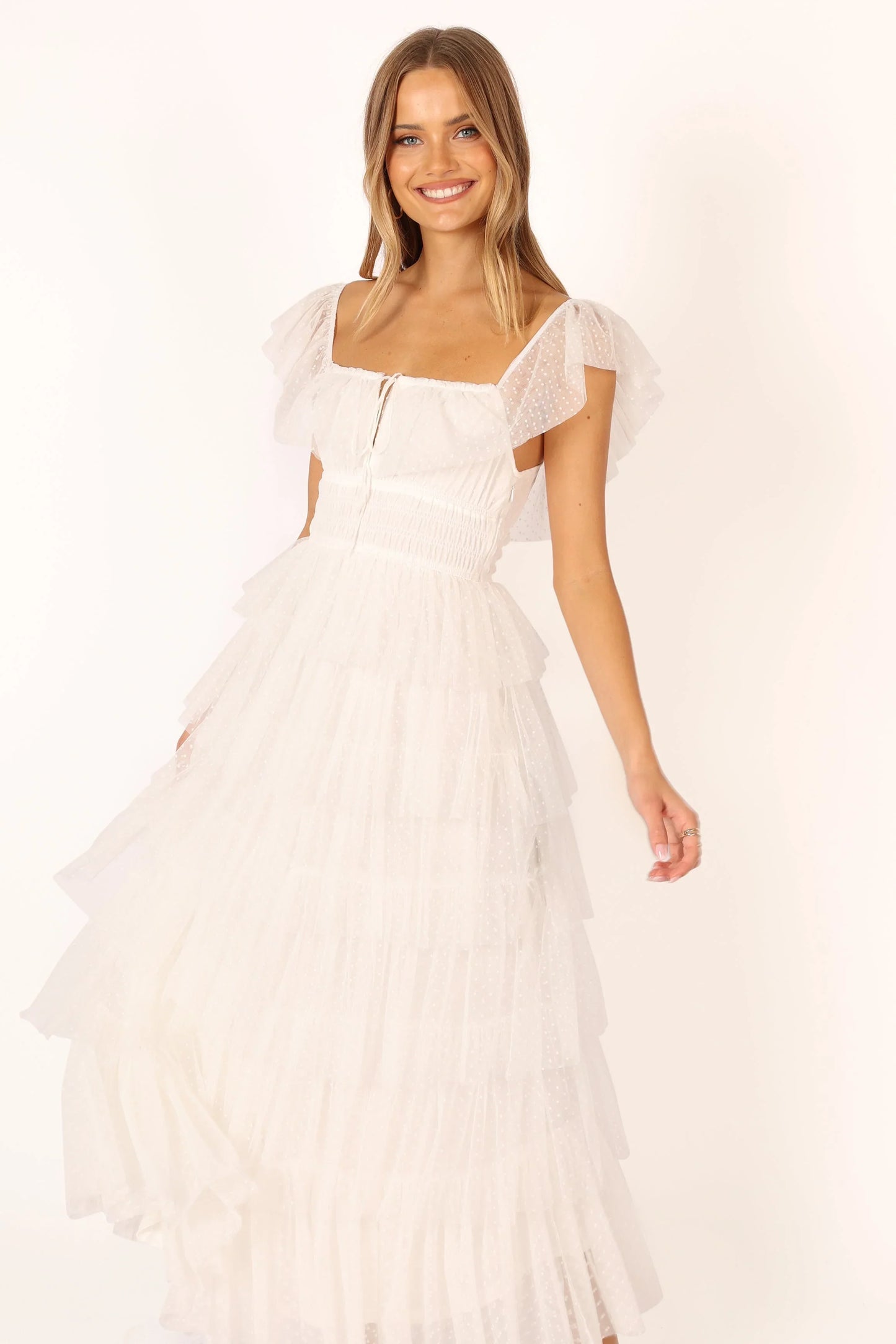 Belle Maxi Dress Off White