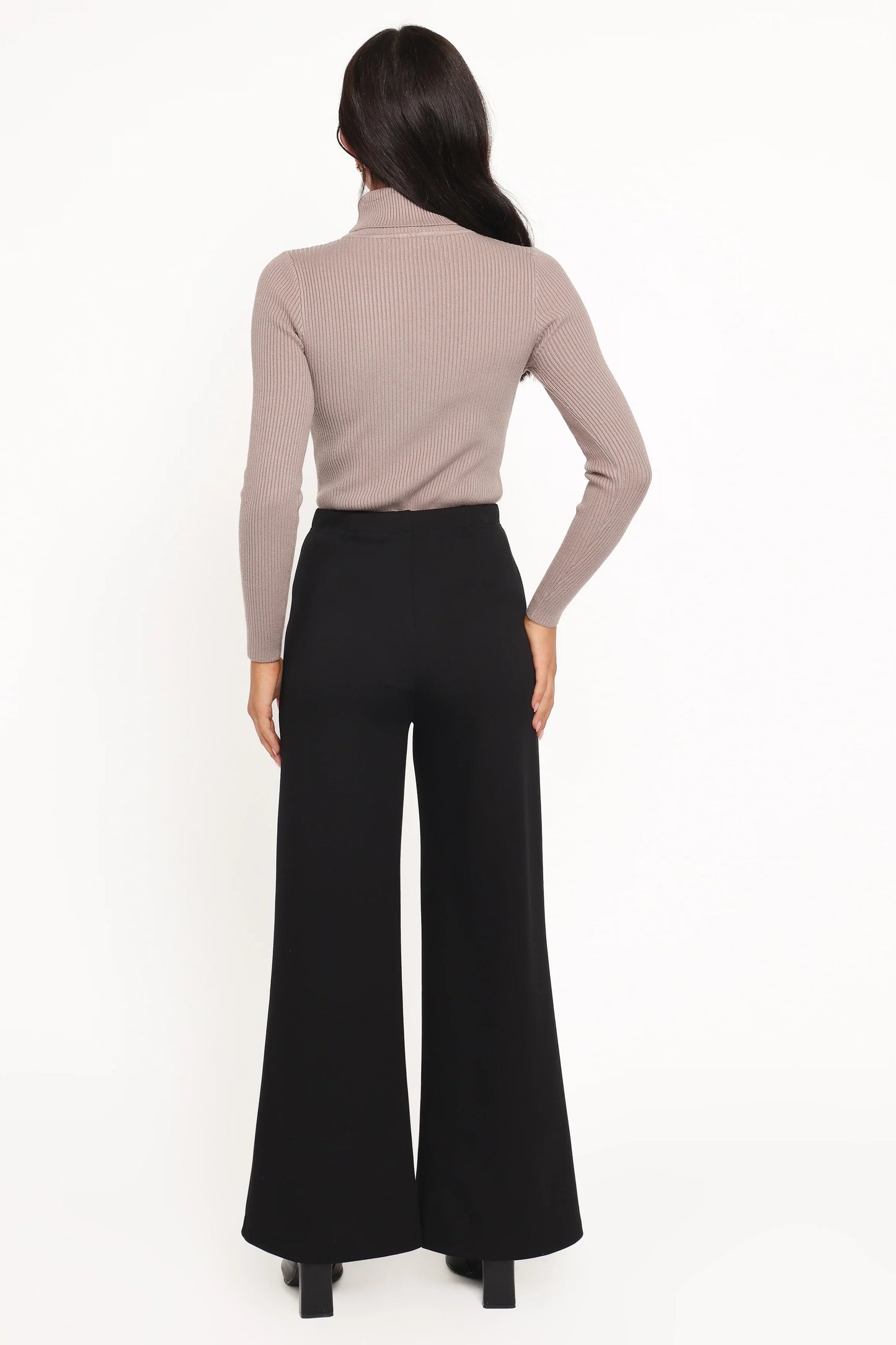 Jade Wide Leg Pant Black