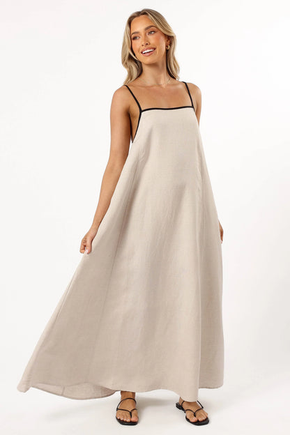 Elliana Maxi Dress Beige