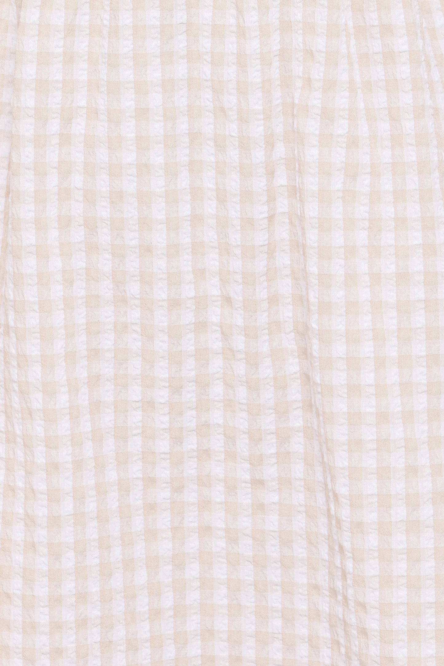 Cadhla Mini Dress Beige Gingham