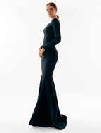 Elegant Mermaid Dress with Open Back