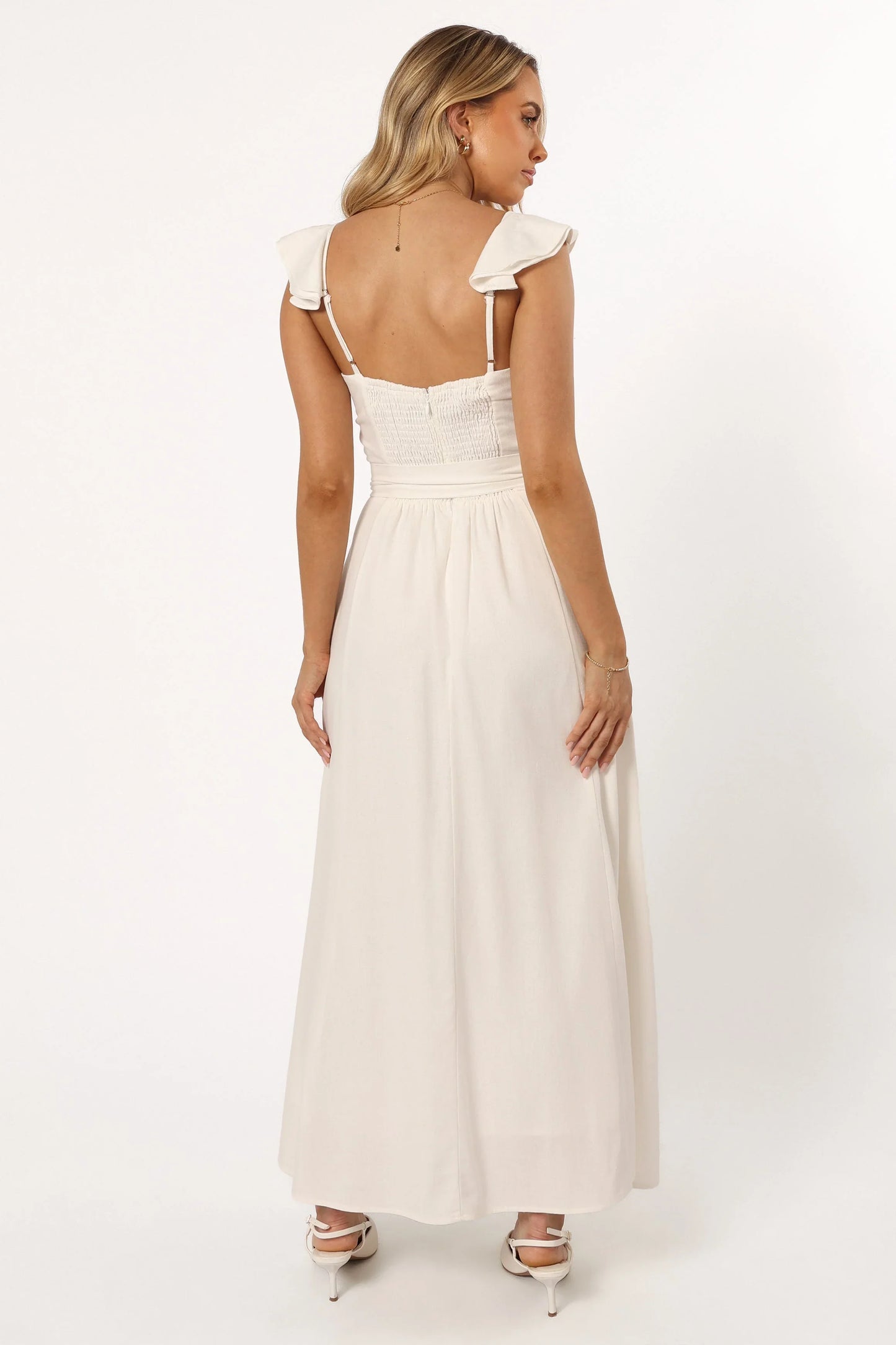 Enslee Midi Dress Ivory