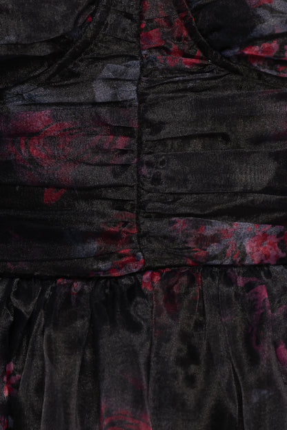 Floret Midi Dress Dark Floral