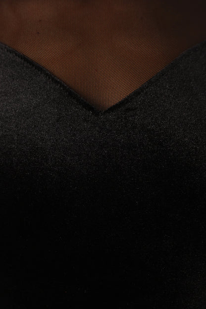 Jessica Long Sleeve Maxi Dress Black