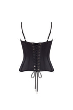 Obsidian lace corset Parisienne