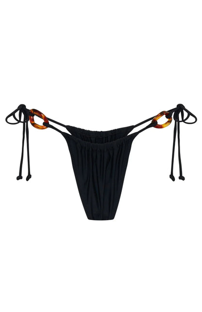Paradise Drift Bikini Bottoms Black