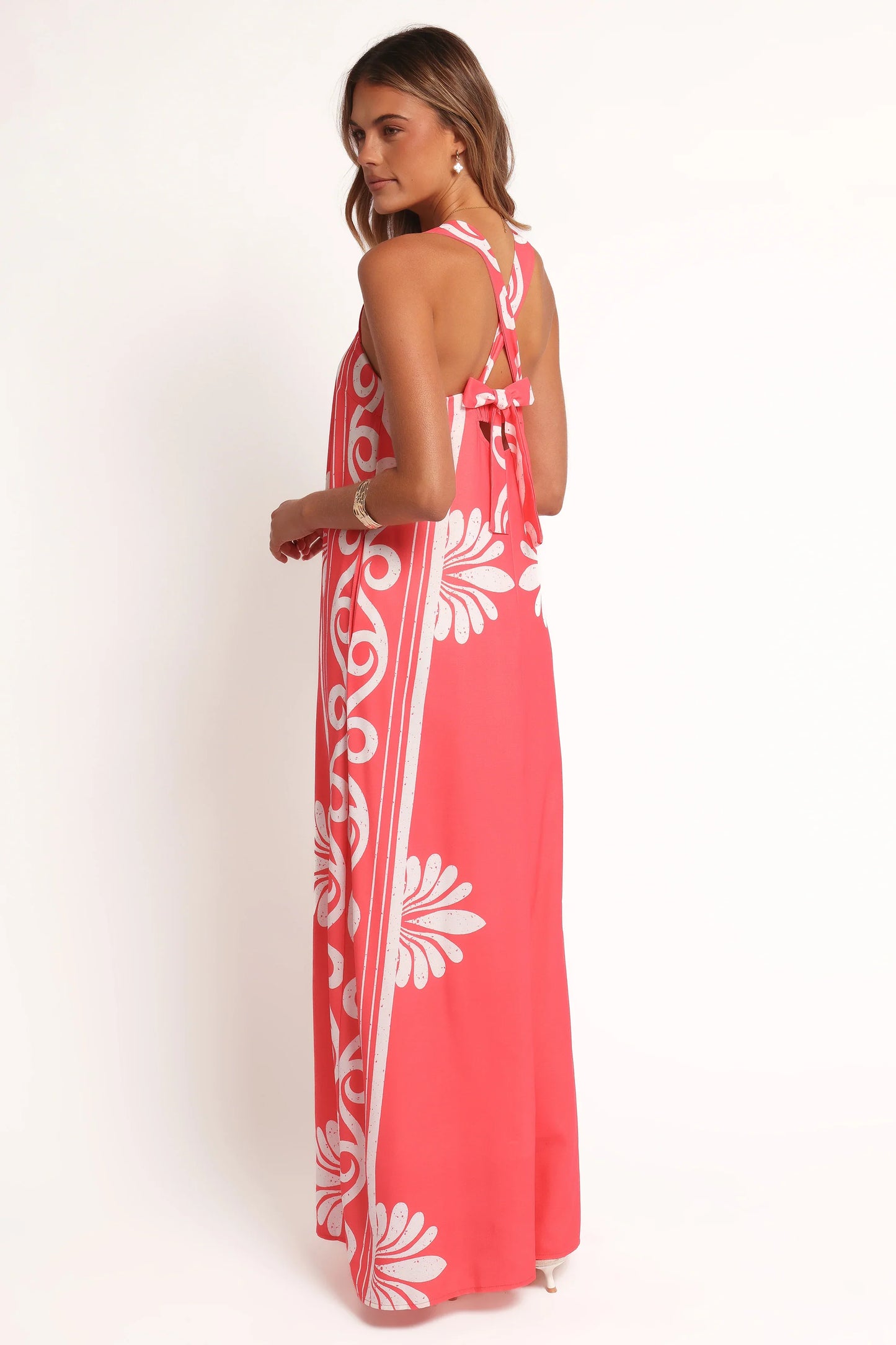 Valeria Maxi Dress Coral