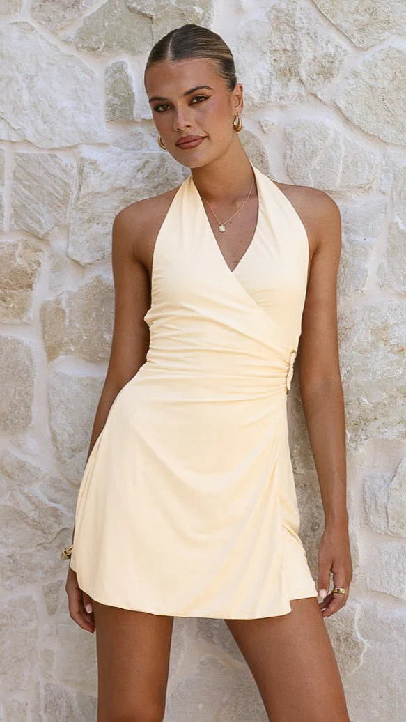 Brigitte Halter Mini Dress Butter