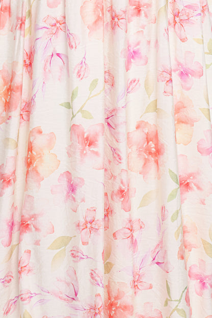 Andara Maxi Dress White Floral