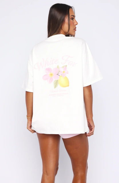 Verano Sixteen Valeria Oversized Tee White