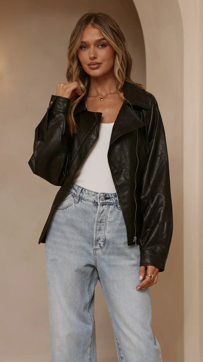 Marzia Tie Waist Jacket Black