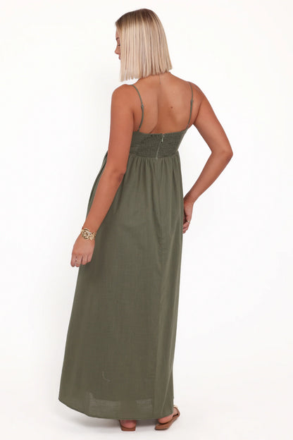 Odessa Maxi Dress Palm Green