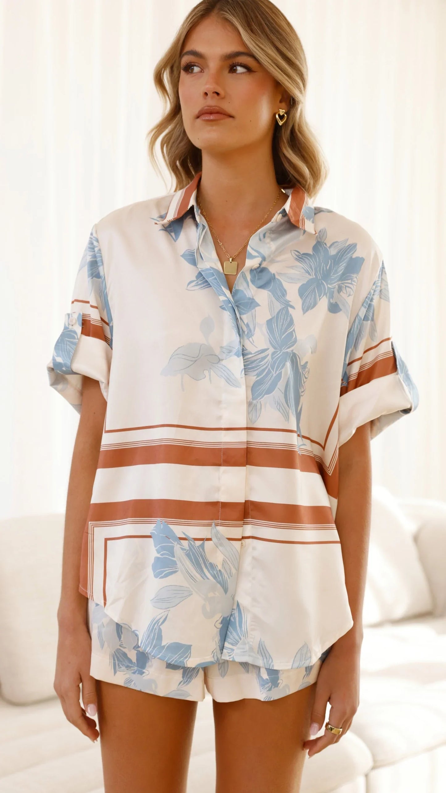 Sicily Shorts Amore Print