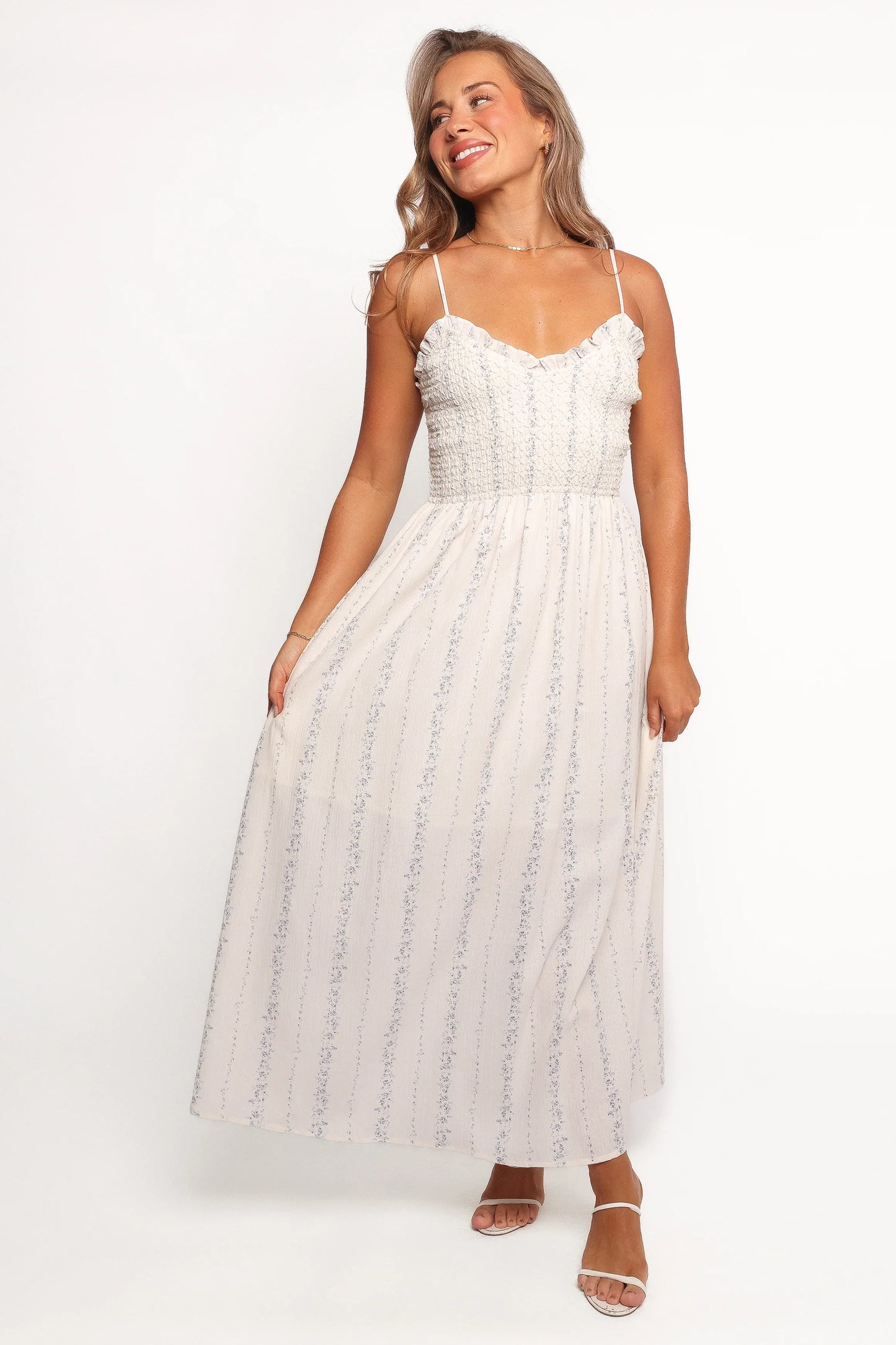 Dulce Midi Dress Dream Blue