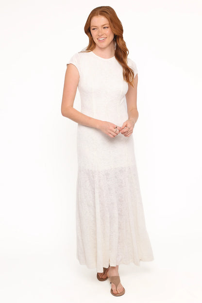 Constance Lace Maxi Dress White
