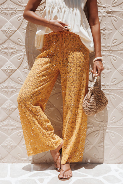 Jacinta Sequin Lace Pant Mango