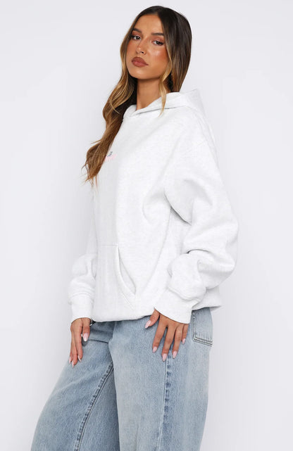 Bubbles Foxy Friends Oversized Hoodie Frosty