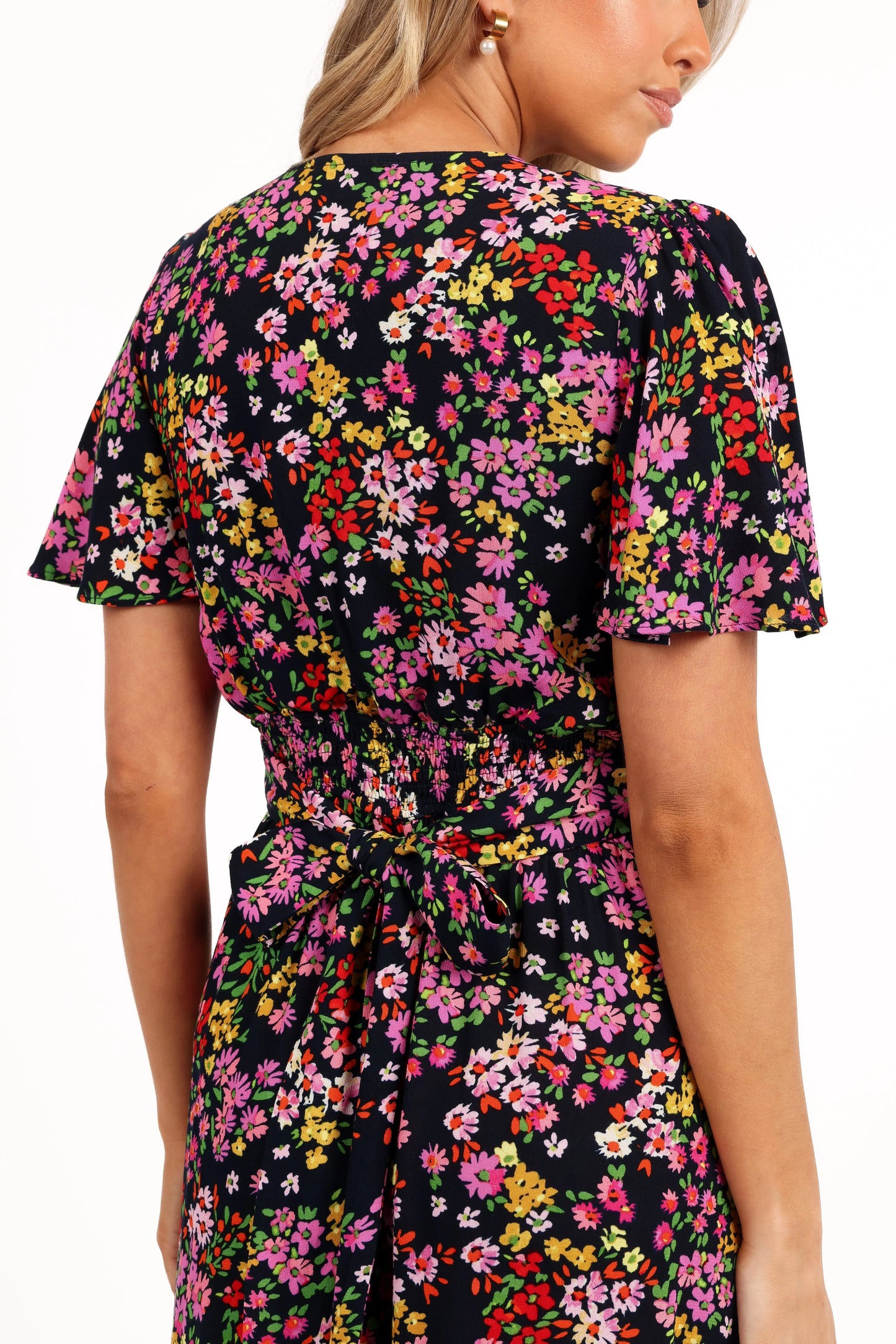 Owena Midi Dress Midnight Daisy