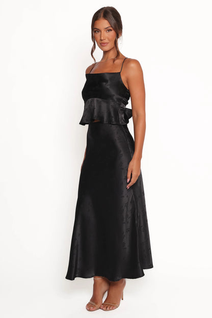 Belle Two Piece Set Black