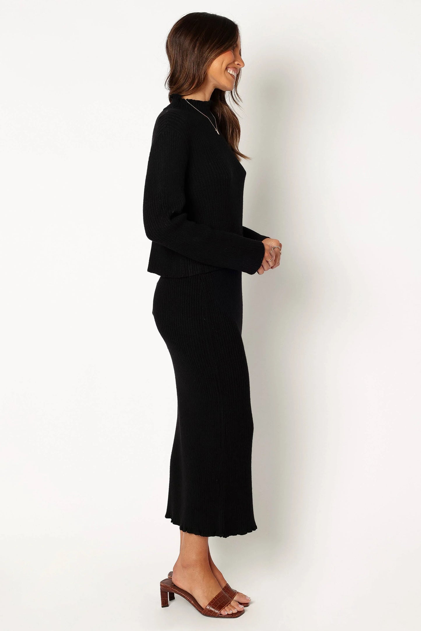 Payton Knitted Set Black