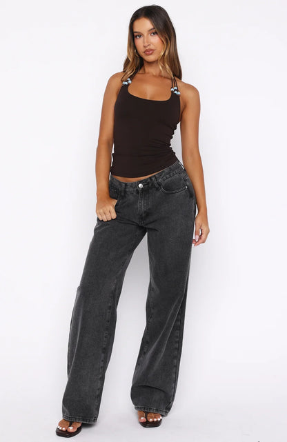 Shes Got You Halter Top Chocolate