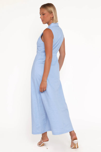 Galia Midi Dress Blue