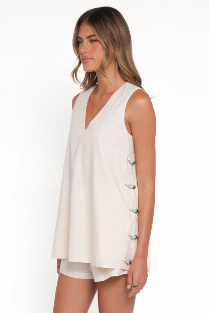 Kelsey Short Set Cream