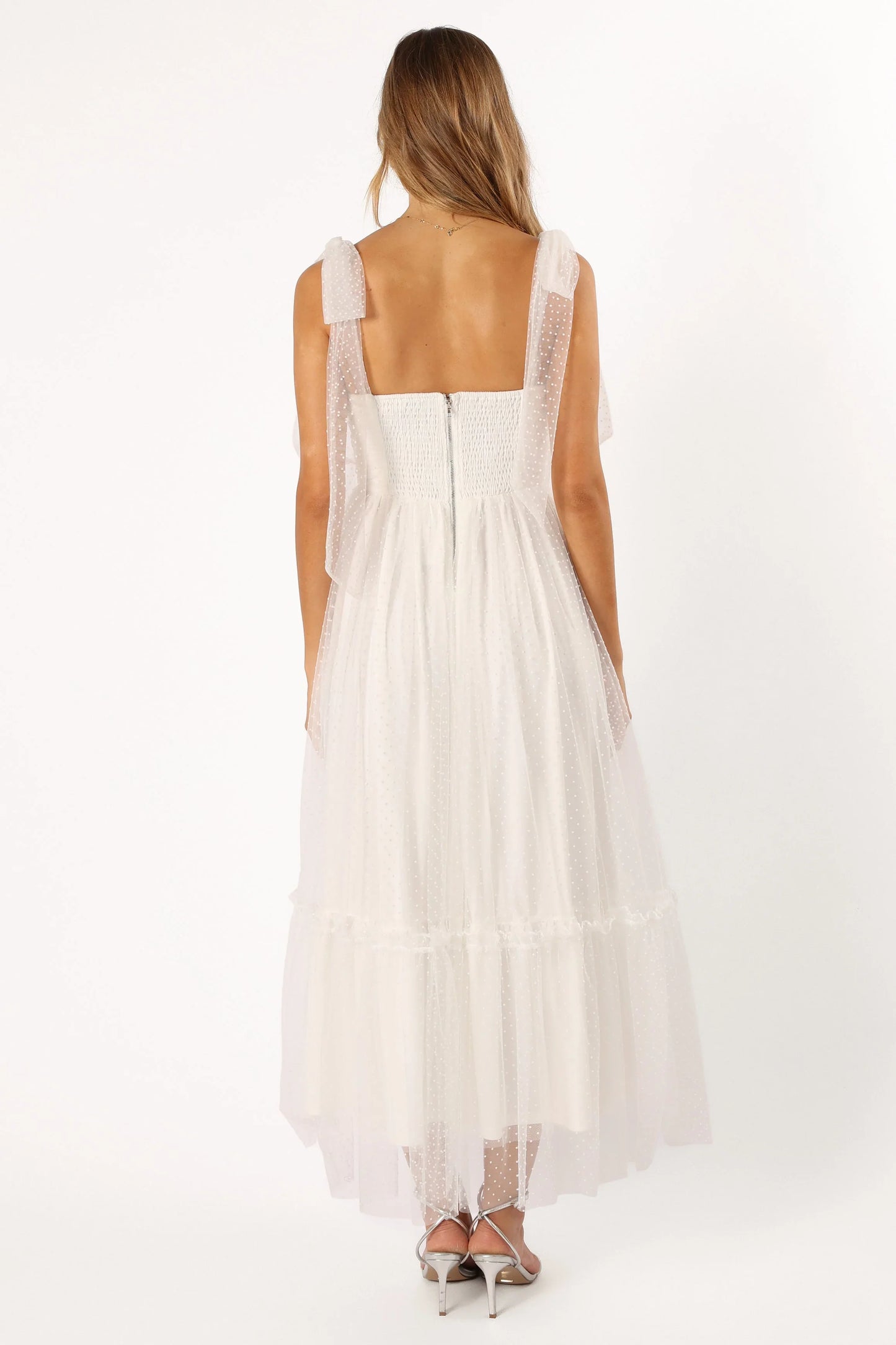 Floret Midi Dress Off White