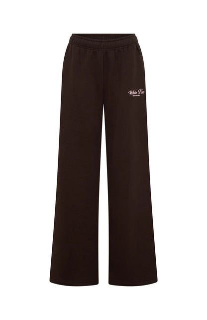 Verano Sixteen Lilia Wide Leg Sweatpants Chocolate