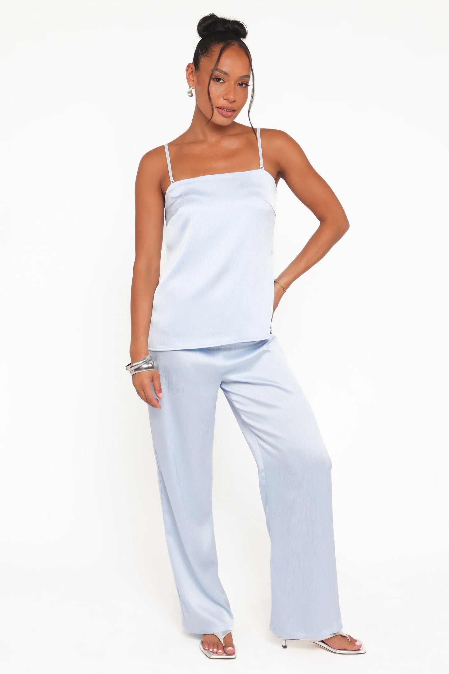 Selena Pant Set Ice Blue